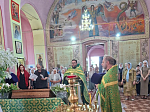 В храме села Пришиб Калачеевского района соборным богослужением отметили престольный праздник северного придела
