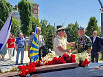Настоятель храма Рождества Пресвятой Богородицы города Россошь принял участие в митинге и возложении 