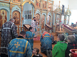 В Казанском храме поселка Каменка торжественно отметили праздник Благовещения