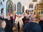 В храме Вознесения Господня села Дальняя Полубянка Острогожского района совершено освящение Великой агиасмы