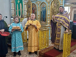 В день празднования памяти святых 40 мучеников Севастийских в Успенском храме села Трехстенки была совершена Божественная литургия