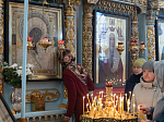 В праздник Казанской иконы Божией Матери Преосвященнейший епископ Дионисий совершил Литургию в Казанском храме пгт. Каменка
