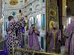 В праздник сорока Севастийских мучеников епископ Дионисий совершил Литургию в Свято-Ильинском кафедральном соборе г. Россоши
