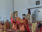 Епископ Россошанский и Острогожский Дионисий совершил Литургию в храме святых апостолов Петра и Павла с. Репьевка