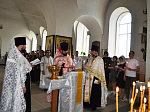 В Казанском храме города Павловска был совершен молебен для выпускников перед экзаменами