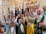 Вербное воскресение в храме Свято Духа с.Петренково