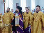Глава Россошанской епархии совершил Божественную литургию в храме Рождества Пресвятой Богородицы села Никольское-1