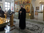 В среду четвертой седмицы Великого поста Преосвященнейший епископ Дионисий совершил Литургию Преждеосвященных Даров в храме Богоявления Господня села Сухой Донец