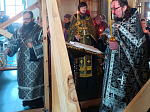 Поклонение Плащанице Спасителя в Тихоновском соборном храме
