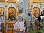 Епископ Дионисий 21 июля, в день празднования Казанской иконы Божией Матери, совершил Божественную литургию в Казанском храме пгт Каменка, центре Каменского благочиния