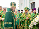 В канун праздника обретения мощей прп. Сергия Радонежского епископ Дионисий сослужил Патриарху Кириллу за всенощным бдением в Троице-Сергиевой лавре