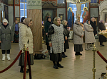 В канун праздника Сретения Господня Архипастырь совершил всенощное бдение в Свято-Ильинском кафедральном соборе города Россоши