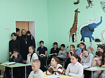 Правящий Архиерей встретился с родителями и воспитанниками воскресной школы «Добро» при Свято-Ильинском кафедральном соборе города Россоши