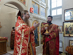 Преосвященнейший епископ Дионисий совершил Божественную литургию в Костомаровском монастыре