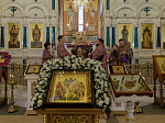 В канун праздника Воздвижения Креста Господня Преосвященнейший епископ Дионисий совершил всенощное бдение в Ильинском кафедральном соборе города Россоши