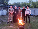 Протоиерей Евгений Сорокин встретился с казаками: обсудили вредные привычки и планы совместных мероприятий