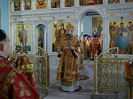 В субботу Светлой седмицы епископ Дионисий совершил Литургию в храме Успения Пресвятой Богородицы города Калач