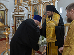 Правящий Архиерей совершил Литургию в Георгиевском храме села Терновое Острогожского района
