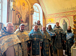 В Михайло-Архангельском храме прошло богослужение и рабочее совещание духовников казачьих обществ Россошанской епархии 