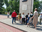 В День памяти и скорби учащиеся воскресной школы Воробьёвского храма почтили память погибших воинов