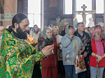В праздник Входа Господня в Иерусалим епископ Дионисий совершил Божественную литургию в Ильинском кафедральном соборе Россоши