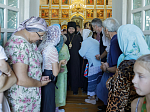 Преосвященнейший епископ Дионисий возглавил торжества престольного праздника храма иконы Божией Матери Казанская поселка Каменка