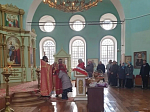 В Благовещенском храме села Жилино встретили праздник Христова Воскресения