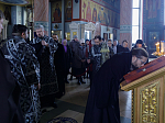 Епископ Россошанский и Острогожский Дионисий совершил первую в году Литургию Преждеосвященных Даров