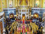 Епископ Россошанский и Острогожский Дионисий сослужил Предстоятелю Русской Православной Церкви в Храме Христа Спасителя в Москве