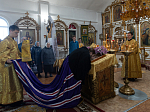 Правящий Архиерей совершил Литургию в Георгиевском храме села Терновое Острогожского района