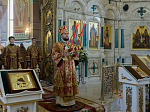Преосвященнейший Дионисий, епископ Россошанский и Острогожский, возглавил торжества в честь 20-летия Свято-Ильинского кафедрального собора г. Россошь