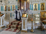 Накануне праздника Преображения Господня секретарь Россошанской епархии совершил всенощное бдение в Ильинском кафедральном соборе города Россоши