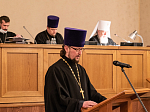 Митрополит Воронежский и Лискинский Сергий, Глава Воронежской митрополии, временно управляющий Россошанский епархией, возглавил работу ежегодного Епархиального собрания духовенства, монашествующих и мирян Россошанской епархии