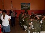 В казачьем кадетском корпусе прошло мероприятие «Песни военных лет»