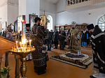 В среду 2-й седмицы Великого поста епископ Дионисий совершил Литургию Преждеосвященных Даров в Казанском храме пгт. Каменка