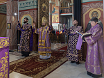 В Неделю Торжества Православия Преосвященнейший епископ Дионисий совершил Литургию в Ильинском кафедральном соборе