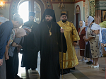 В праздник Крещения Руси епископ Дионисий совершил Божественную литургию в Свято-Ильинском кафедральном соборе города Россоши