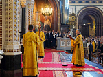 Епископ Россошанский и Острогожский Дионисий сослужил Предстоятелю Русской Православной Церкви в Храме Христа Спасителя в Москве