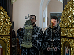 В пятницу второй седмицы Великого поста Архипастырь совершил Литургию Преждеосвященных Даров в храме Великомученика и Победоносца Георгия села Большая Хвощеватка