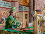 В праздник Входа Господня в Иерусалим епископ Дионисий совершил Божественную литургию в Ильинском кафедральном соборе Россоши