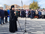 Правящий Архиерей принял участие в торжественном открытии мемориала памяти, славы, скорби и гордости в г. Россоши