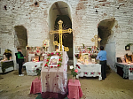 В храме Воздвижения Креста Господня села Манино Калачеевского района молитвенно встретили престольный праздник