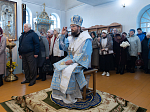 В праздник Казанской иконы Божией Матери Преосвященнейший епископ Дионисий совершил Литургию в Казанском храме пгт. Каменка