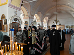 В среду 3-й седмицы Великого поста епископ Дионисий совершил Литургию Преждеосвященных Даров в храме иконы Божией Матери «Казанская» с. Новотолучеево