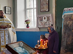 В селе Банное Воробьевского района соборным богослужением отметили недавнее обретение святыни
