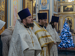 Епископ Россошанский и Острогожский Дионисий совершил архипастырский визит в г. Острогожск и возглавил торжественное богослужение в Тихоновском соборном храме