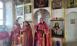 В храме святого преподобного Иоанна Ветхопещерника села Новая Мельница Острогожского благочиния соборно отметили престольный праздник