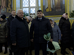 Епископ Россошанский и Острогожский Дионисий возглавил праздничное богослужение в храме святого мученика Иоанна Воина города Богучара