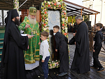 В канун праздника обретения мощей прп. Сергия Радонежского епископ Дионисий сослужил Патриарху Кириллу за всенощным бдением в Троице-Сергиевой лавре