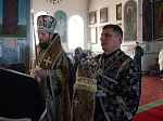 В пятницу первой седмицы Великого поста Глава Россошанской епархии совершил Литургию Преждеосвященных Даров в храме Вознесения Господня города Калач